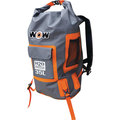 Wow Watersports WOW Watersports 18-5110O Backpack H2O Proof Dry Bag - Orange 18-5110O